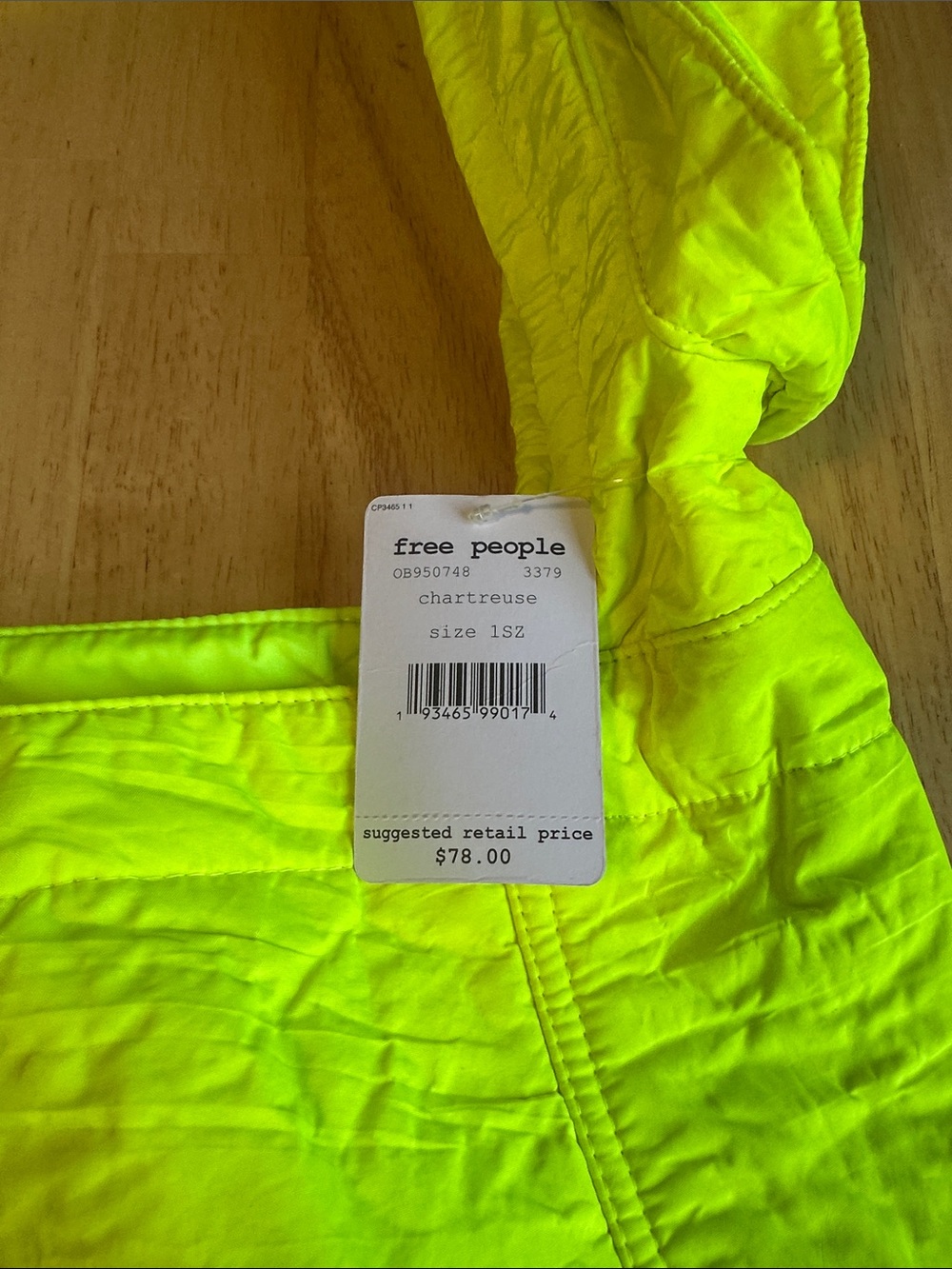 We The Free Neon Yellow Women’s Shoulder Bag - Picture 2 of 5